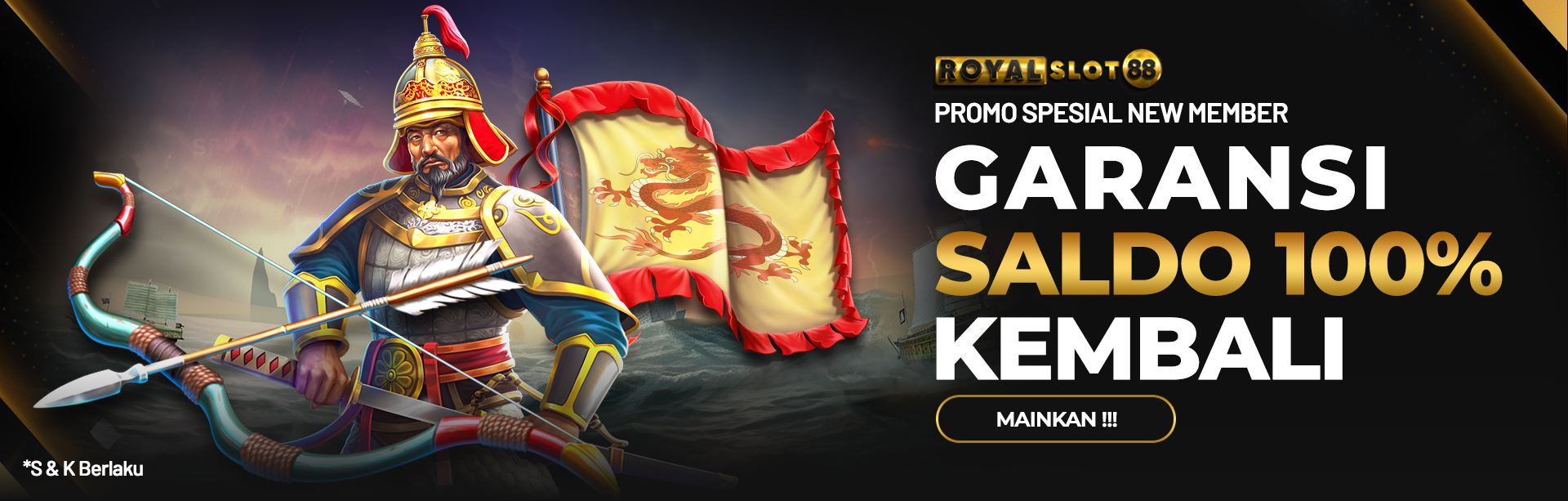 PROMO GARANSI KEKALAHAN 100%