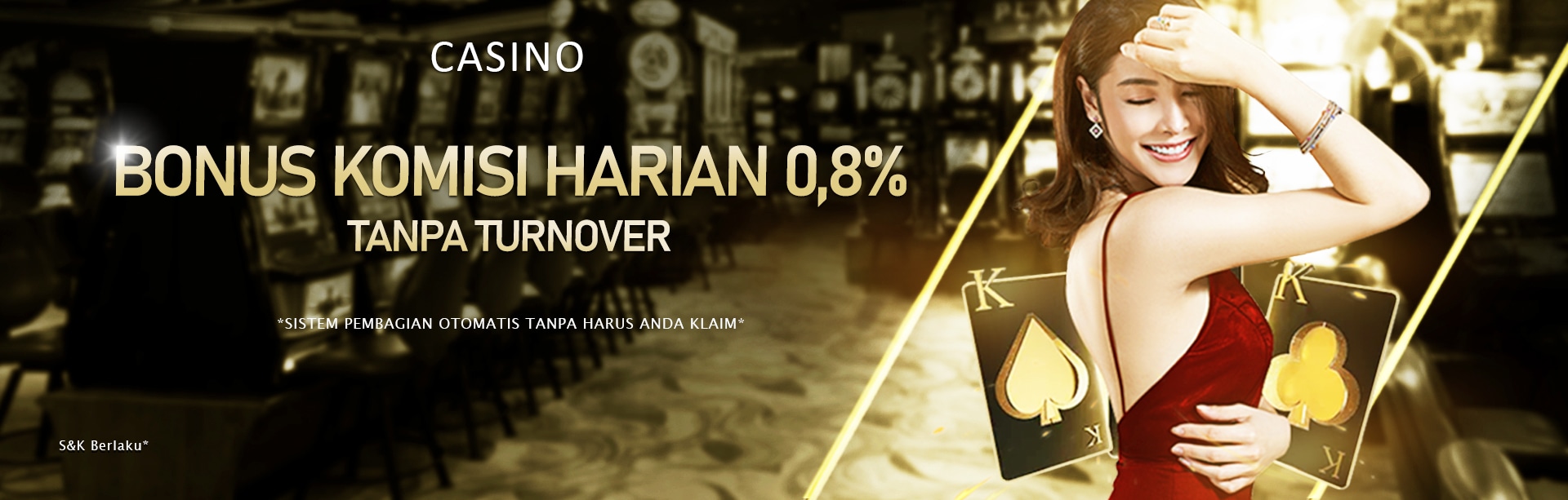 BONUS KOMISI HARIAN CASINO